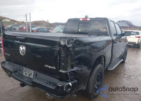 2021 Ram 1500 Big Horn 4X4 6'4 Box z USA, uszkodzony, nr VIN 1C6SRFBT3MN787633